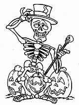 Skeleton Skeletons Coloringhome Adults Clipartpanda sketch template