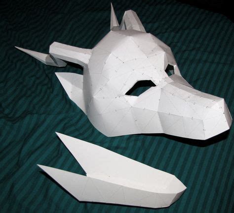 mask printed    model dragon mask dragon crafts dragon puppet