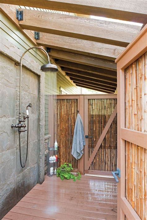 21 Refreshingly Beautiful Outdoor Showers I Bet Youd Love To Step Into
