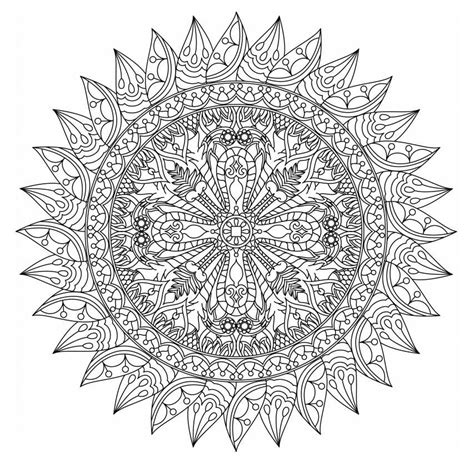 ideas  mandala coloring pages printable home