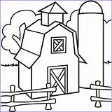 Stajnia Barns Farmyard Kolorowanka Barnyard Coloringhome Wydrukuj Malowankę sketch template