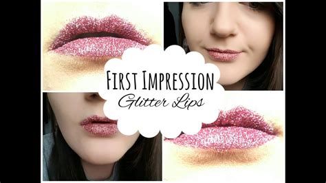 impression glitter lips youtube