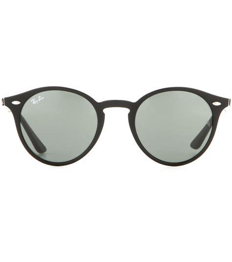 lyst ray ban rb2180 round sunglasses in black