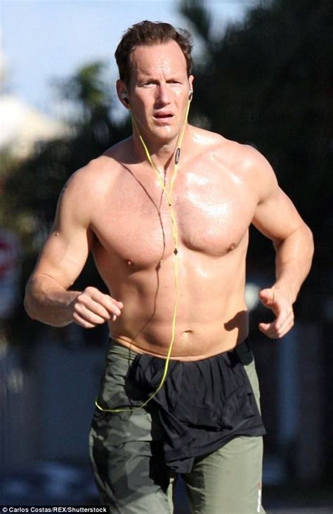 actor patrick wilson has been spotted stepping out for a jog