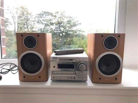 sony mini  fi stereo system speakers  edinburgh gumtree