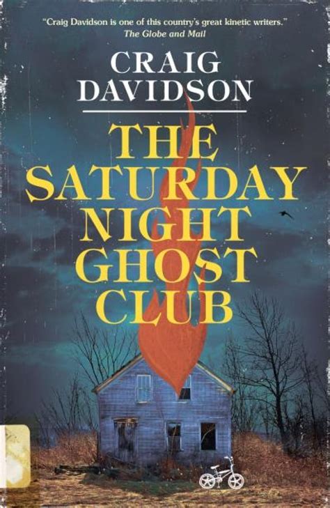 saturday night ghost club  craig davidson books