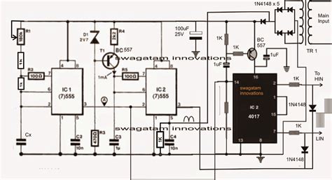 single phase variable frequency drive vfd circuit homemade circuit projects