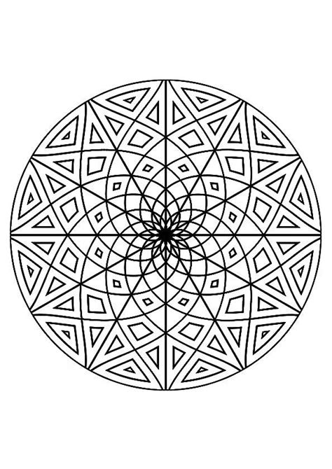 interesting geometric coloring pages    learner