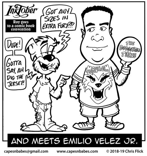 roy goes to a comic book convention emilio valez jr capes n babes