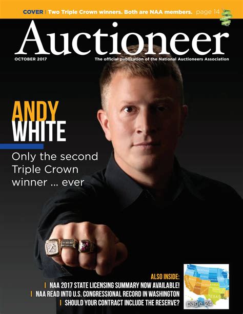 auctioneer magazine october   national auctioneers association issuu