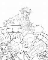 Roxas Getdrawings Coloring Pages sketch template