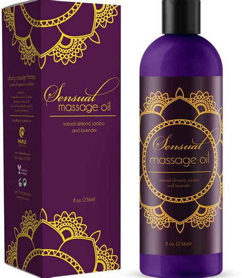 amazon sensual massage oil w pure lavender oil relaxing almond