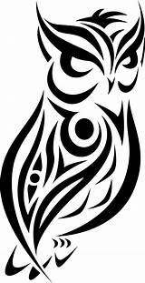 Tribal Animal Drawings Owl Tattoo Tattoos Animals Stencil Designs Simple Silhouette Easy Outline Drawing Sketches Patterns Outlines Set Designed Pencil sketch template