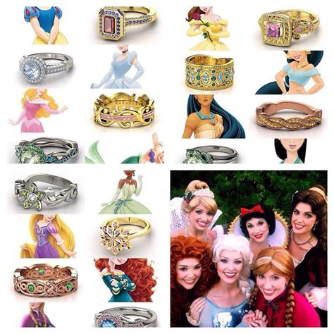disney princess inspired rings disney jewelry disney princess