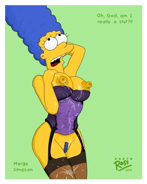 Marge Simpson In Corset Porngirl1