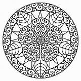 Coloring Pages Mandala Kids Colouring Printable Adults Detailed Christmas Adult Sheets Abstract Color Teen Flower Designs Very Para Cool Fall sketch template