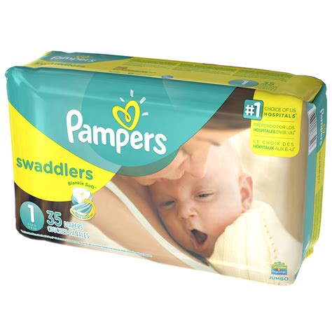 pampers swaddlers newborn diapers size   count walmartcom walmartcom
