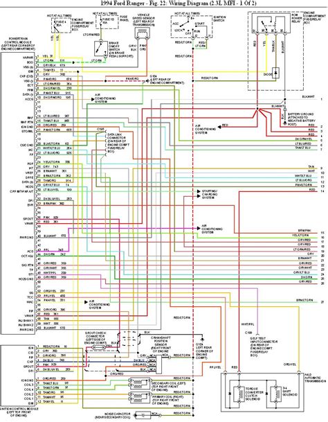 ford ranger electrical wiring diagram