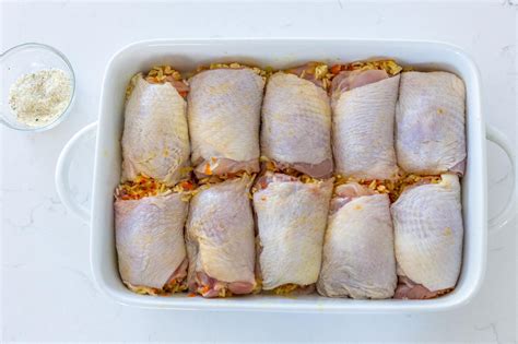 rice stuffed chicken thighs momsdish