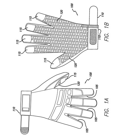 patent  glove featuring  enhanced texturized