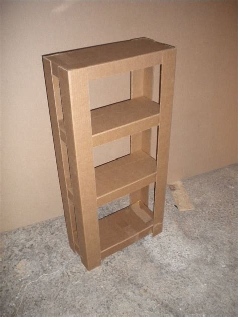 easy cardboard shelves  steps instructables