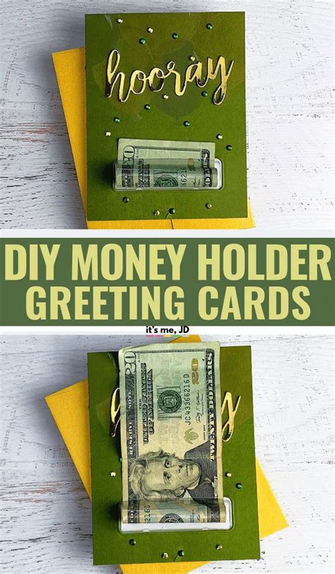 diy money holder greeting cards creative ways  include cash gifts