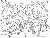 Coloring Christmas Pages Doodle Merry Printable Printables Print Happy Color Children Young Colouring Sheets Kids Adults Coloringtop Adult Alley Doodles sketch template