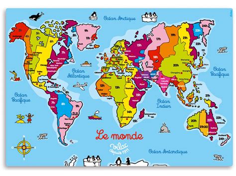 comment apprendre la carte du monde  blog