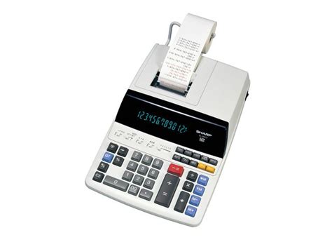 calculator sharp elv creme print rekenmachineswinkelnl
