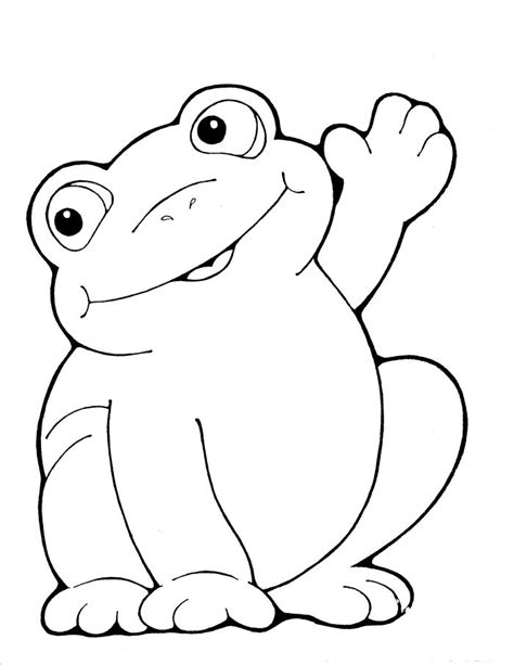 frog coloring pages  print