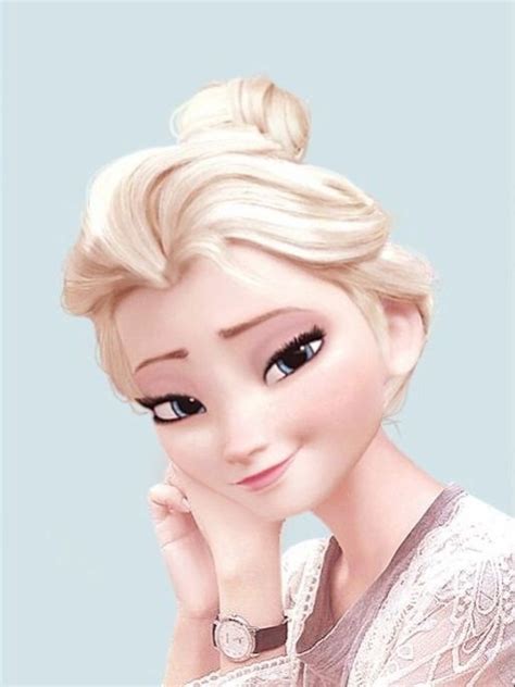 elsa with no makeup disney pinterest