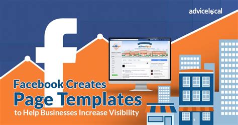 facebook creates page templates   businesses advice local