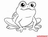 Frog Captaincoloringbook sketch template