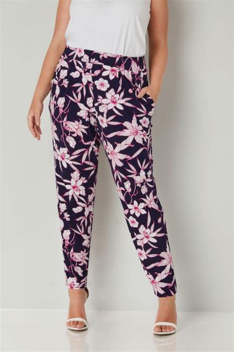 plus size harem trousers ladies trousers yours clothing