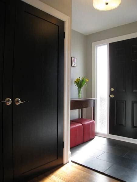 black interior  exterior doors creating brighter home decorating