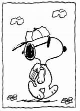 Coloring Pages Printable Peanuts Snoopy Template sketch template