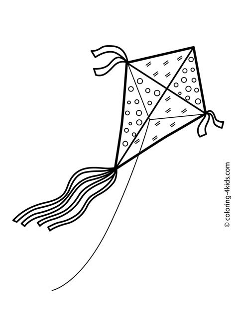 kite coloring pages coloring book pages printable coloring pages