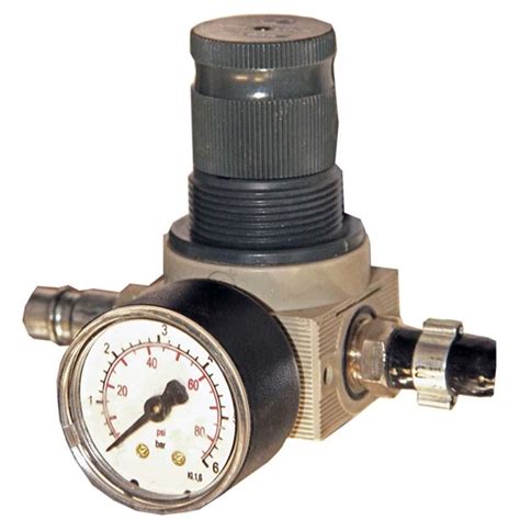 pressure regulator  nozzle sb  pressure gauge omm push  fittings  mounting