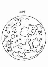 Mars Coloring Pages Planet God War Drawing Printable Color Getdrawings Getcolorings Kids sketch template