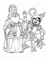 Sinterklaas Kleurplaten Piet Zwarte Sint Nikolaus Sankt Zwaaiende Kleuren Animaatjes Bezoek Bijna Zwemmen Zwolle Komt Pieten Komen Volwassenen Afkomstig Knutselen sketch template