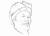 Maathai Wangari Vem Hon sketch template