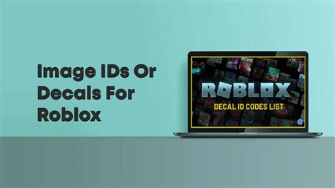decal ids  roblox   working