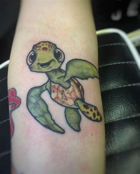 Squirt Tattoo On The Inner Forearm