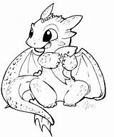Dragon Baby Coloring Pages Toothless Cute Disney Dragons Printable Cartoon sketch template