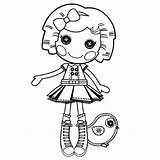 Lalaloopsy Lineart sketch template
