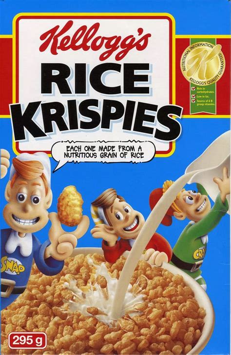 rice krispies boxes  changed  mary started eating