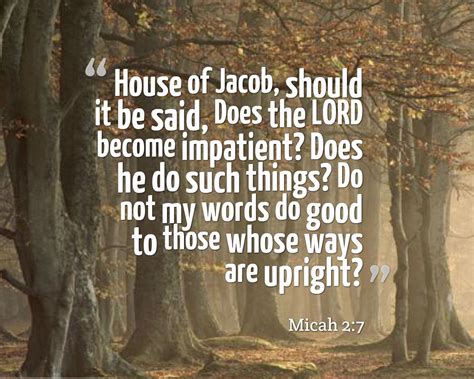 Micah 2 7 Micah Sayings Words