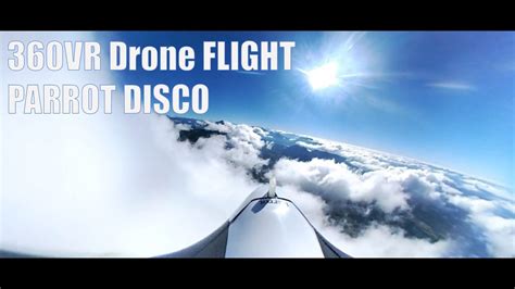 vr video drone flight parrot disco  lg youtube