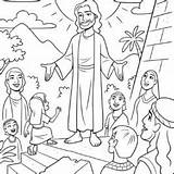 Jesus Coloring Teaching Getcolorings Color Pages Getdrawings sketch template