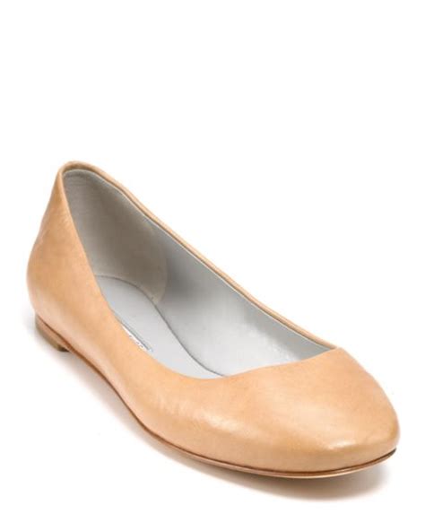 Nude Ballet Flats — Thenest